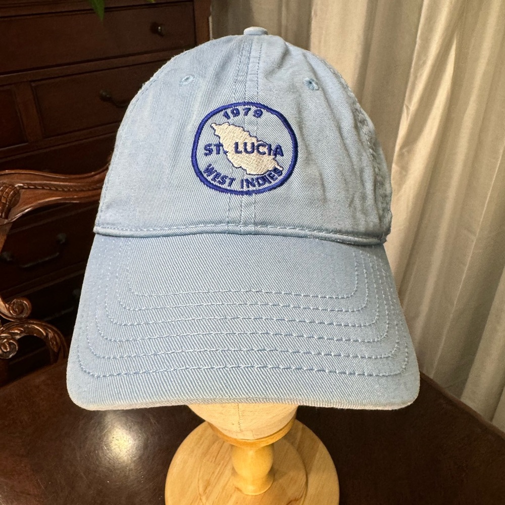 Light Blue St. Lucia Baseball Cap